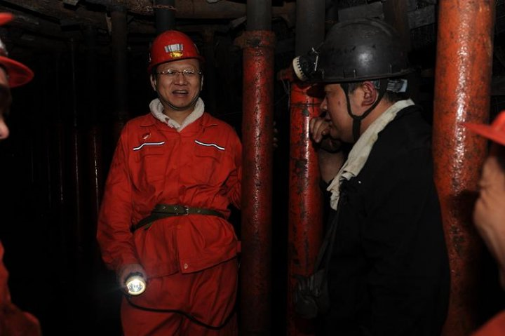 李合军到鹿洼煤矿检查指导工作