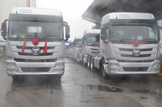 花园煤矿首批国六标准煤炭运输车实现迭代升级