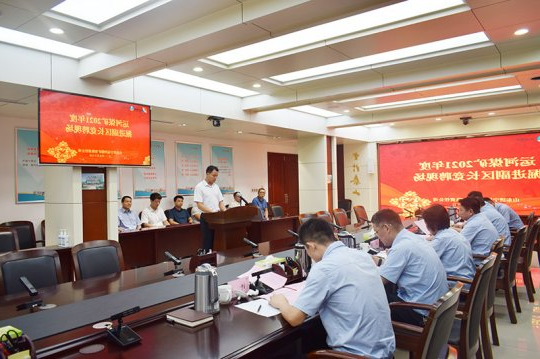 运河煤矿组织掘进区队副区长竞聘上岗