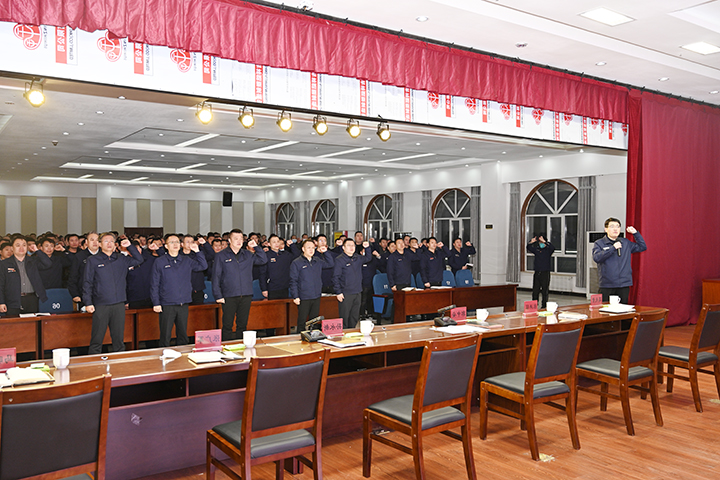 2023年1月28日，安全生产 平安是福——朱家峁煤矿组织开展“开工第一课”讲安全暨收心会活动（地点：朱家峁煤矿 拍摄：王峥）.jpg