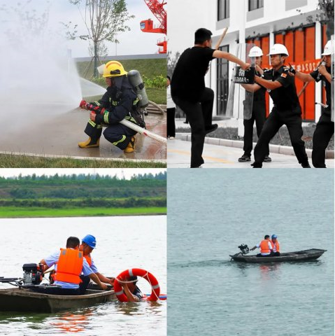 新能船业联合邹城大队太平消防救援站开展消防培训活动